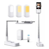 Suporte Para Celular Com Ringlight E Base De Apoio
