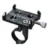 Suporte Para Celular iPhone Aluminio Motos Bicicleta Scooter Cor Preto