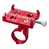 Suporte Para Celular iPhone Aluminio Motos Bicicleta Scooter Cor Vermelho