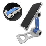 Suporte Para Celular Mesa Tripé Portátil Ajustável Azul