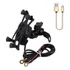 Suporte Para Celular Motocicleta Carregador Usb E Cabo 25cm