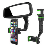Suporte Para Celular Universal Clip Multifuncional Ajustável Rotação 360 Graus Cor Preto