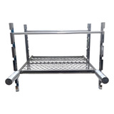 Suporte Para Churrasqueira Pequena 50cm Grelha Inox Moeda