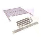 Suporte Para Churrasqueira Pequena Grelha Inox Moeda