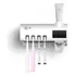 Suporte Para Escova De Dentes E Dispenser Esterilizador Cor Branco
