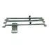 Suporte Para Freezer Tendal Regulável 3 Und   12 Gancho S1c