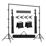 Suporte Para Fundo Fotográfico Com Encaixe Para Tubo Bolsa