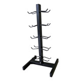 Suporte Para Halteres Expositor Torre Estante 10 Pesos Chão