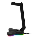 Suporte Para Headset Fortrek Vickers Rgb Preto