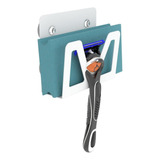 Suporte Para Lamina Barbear Porta Gilete Ventosa Branco ELG