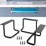 Suporte Para Laptop Embaixo Da Mesa Suporte Para Prateleira Sob A Mesa Compatível Com Dispositivos De Altura Máxima De 6 9 Cm Suporte De Alumínio Para Laptop Sob A Mesa Suporte Para Laptop MacBook Teclado Modem Playstation 4 E Mais