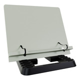 Suporte Para Livro E Notebook Resistente Ergonômico Cinza