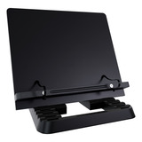 Suporte Para Livro E Notebook Resistente Ergonômico Preto