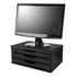 Suporte Para Monitor 3 Gavetas Preto   Souza 1015687