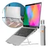 Suporte Para Notebook Articulado De Aluminio Dobrável Ergonomico Cor Prateado Kaizu