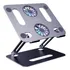 Suporte Para Notebook Com Ventilação Cooler Luzes Dapon P43f Cor Cinza