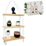 Suporte Para Orquideas Jardineira Vertical Decoração Cordas