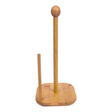 Suporte Para Papel Toalha De Mesa Em Bambu 16x32cm