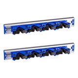 Suporte Para Pendurar Vassouras Rodos Para 4 Cabo Kit Com 2