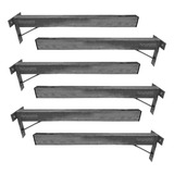 Suporte Para Pias Grapa Parafusar Mão Francesa 55cm 6un