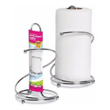 Suporte Para Porta Rolo De Papel Toalha Multiuso Vertical