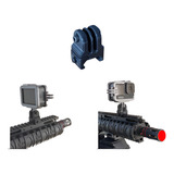 Suporte Para Prender Câmera De Ação Gopro Rifle Airsoft Aeg