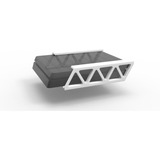 Suporte Para Ps4 Slim Inferior Prateleira Mesa Resistente