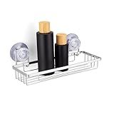 Suporte Para Shampoo Retangular Cromado Sucção Arthi Utilidades