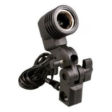 Suporte Para Sombrinha C Soquete E27 P Lâmpada Flash Luz