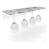 Suporte Para Taças Em Acrílico Cristal Mini Adega