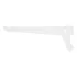 Suporte Para Trilho Cremalheira Prateleira Simples 30cm 8x Cor Branco