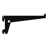 Suporte Para Trilho Simples 50cm Preto   Brasforma