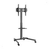 Suporte Para Tv Pedestal Chão 32 42 43 50 55 Polegadas Com Rodinhas E Bandeja Para Notebook