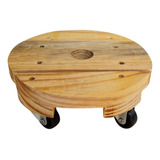 Suporte Para Vaso C Rodas 20cm Redondo Rodinha rodizios