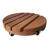 Suporte Para Vaso Carrinho Planta Botijão Madeira Reforçada