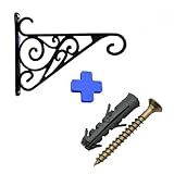 Suporte Para Vaso De Plantas Parede Mão Francesa Jardim Vertical -KIT 4 UNIDADES-