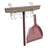 Suporte Para Vassouras E Rodo Para Porta Ou Parede Metaltru