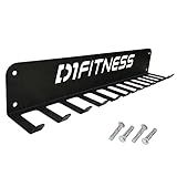 Suporte Parede Academia Bands Cordas Elasticos Barras Com Chumbadores De Parede D1Fitness