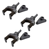 Suporte Parede Kit C 3 Ibox Ags Trava Baixo guitarra violao