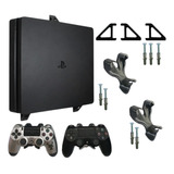 Suporte Parede Playstation 4 Slim console 2 Controles 