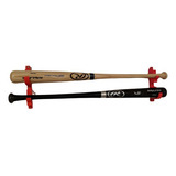 Suporte Parede Taco Bastoes Baseball Horizontal C  Parafusos