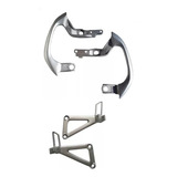 Suporte Ped Bacalhau Alça Tras Nx 400 Falcon Cinza Par Al