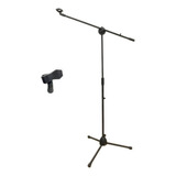 Suporte Pedestal P Microfone Igreja 2 Cachimbos Girafa Tripé