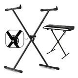 Suporte Pedestal Teclado Piano Estante Tripe Universal Music