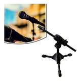 Suporte Pedestal Tripé P Microfone Bumbo Ou Mesa Ibox Smmsb