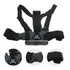 Suporte Peito Peitoral Celular Câmera Gopro Chest Band Vídeo  Multifuncional Leve Ajustável Preto