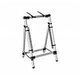 Suporte Periférico Titanium Racks RP100 Ideal Para Periféricos 19 Polegadas Com Suporte Para Yamaha PSS A50 PSS E30 Reface CS 37