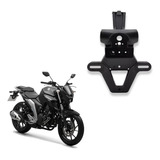 Suporte Placa Compatível Yamaha Fazer250 2018 2019 2022 2023