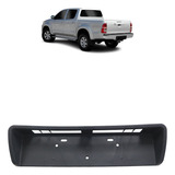 Suporte Placa Parachoque Traseiro Hilux 2005 A 2015 Preto