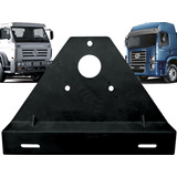 Suporte Placa Traseira Caminhão Vw Constellation Chapa Ferro